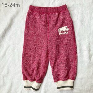 🪴5/$30 Roots 18-24 Months Baby Toddler Pink Sweatpants CabinCamping Casual Cozy